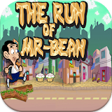 The run of Mr-bean icon