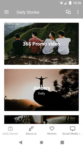 Android application 365 Christian Men screenshort