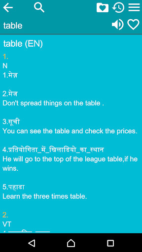 English Hindi Dictionary Screen 3