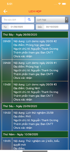 1Calendar Screen 3