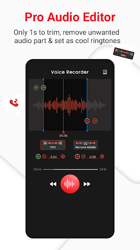 Voice Recorder Audio Editor Screen 3