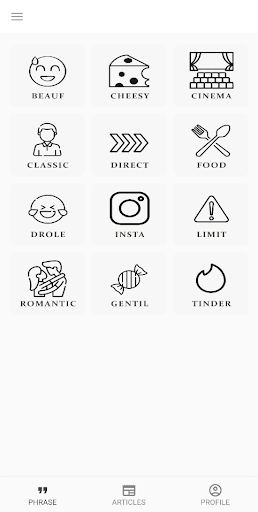 Android application Dropline - Drague et Séduction screenshort
