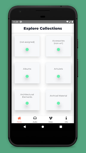 Android application A4 Art Museum screenshort