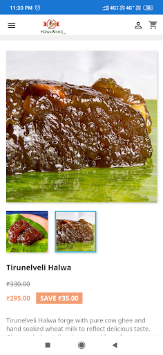 HalwaWorld - Tirunelveli Halwa Screen 3