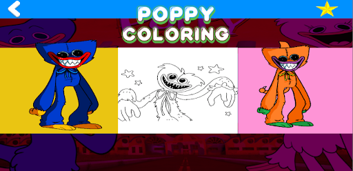 Poppy Coloring huggy wuggy