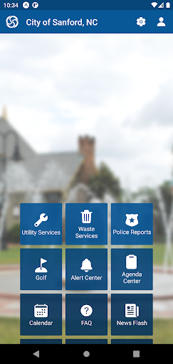 Android application City of Sanford, NC screenshort