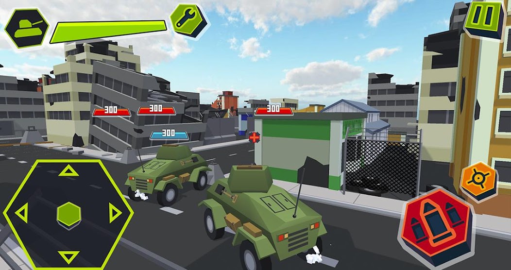 Cube Tanks - Blitz War 3D banner