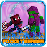 Pocket Super Heroes For MCPE icon