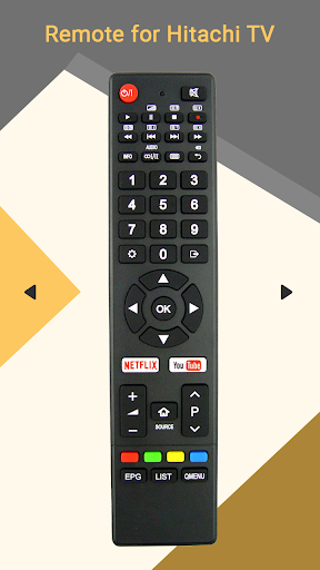 Remote for Hitachi TV Screen 3