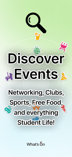 Android application What's On! Campus screenshort