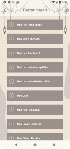 Belajar Tajwid Al-Quran Screen 3