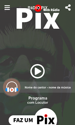 Android application Rádio PIX screenshort