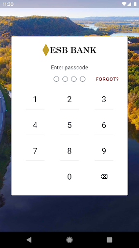 Android application ESB Bank screenshort