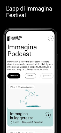 Android application Immagina Festival screenshort