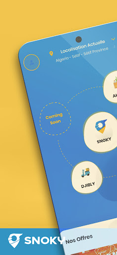 Android application SNOKY Delivery screenshort