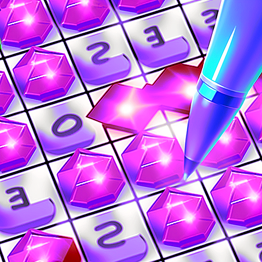 Diamond Coloring by Number logo