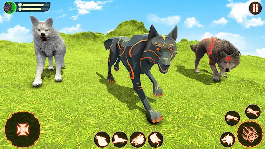 волк игры : симулятор животных