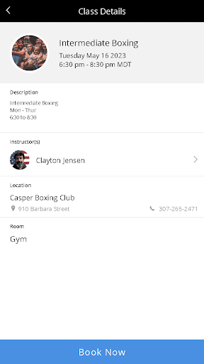 Casper Boxing Club Screen 2