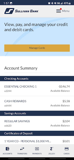 Sullivan Bank Screen 3