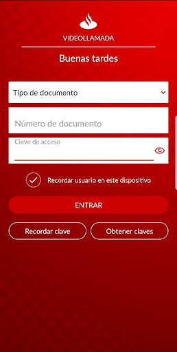 Banco Santander Videollamada 1