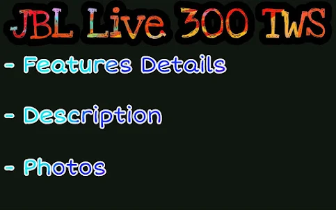 JBL Live 300 TWS Guide