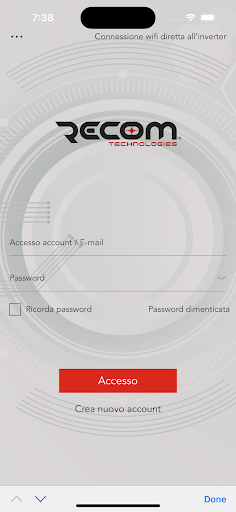 Android application Recom screenshort
