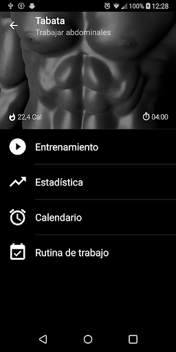 Vista previa de la aplicación