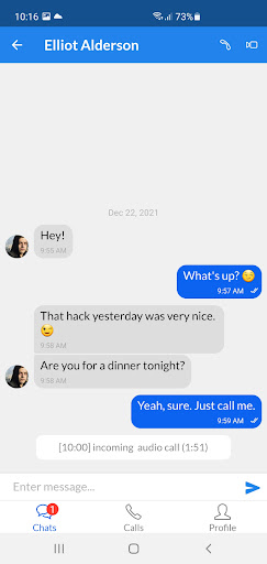 Next Chat Screen 2