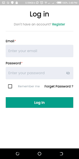 Android application The Safe Store screenshort