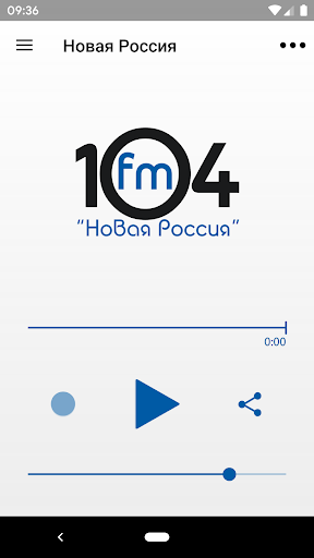 Android application Новая Россия FM104 screenshort