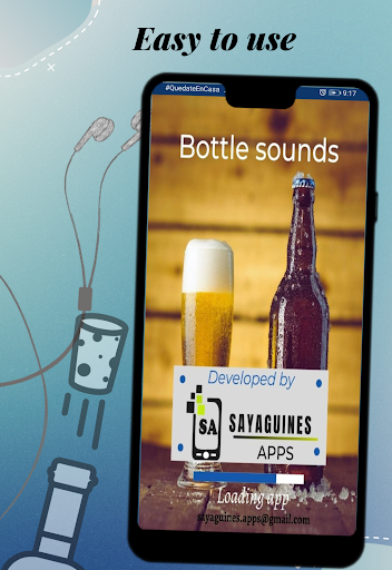 Android application Bottle sounds, bottle tones screenshort