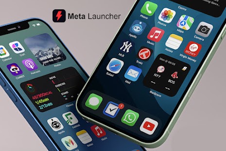 Meta Launcher PRO - iOS 19 Skärmdump