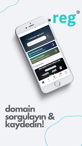 Android application Reg - Domain Sorgula & Kaydet screenshort