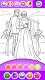 screenshot of Glitter Wedding Coloring Pages