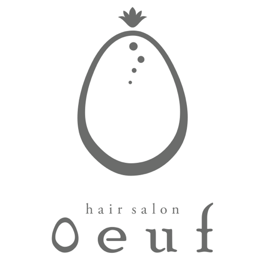 美容室・ヘアサロン hair salon Oeuf（ヘアーサ logo