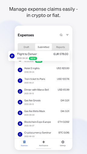 Android application Request Finance screenshort