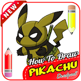How to Draw Pikachu Deadpool icon