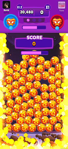 Android application fluffpop screenshort