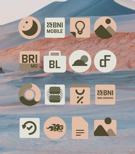 Screenshot of Android 12 Colors - Icon Pack