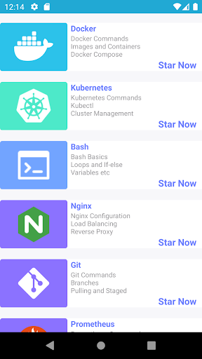 Android application DevOps Master screenshort