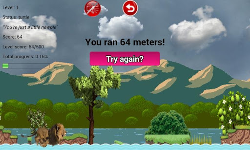 Lion Running Attack Jump Over Screen 3