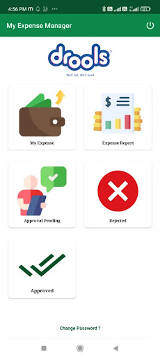 Drools Expense Manager Screen 2