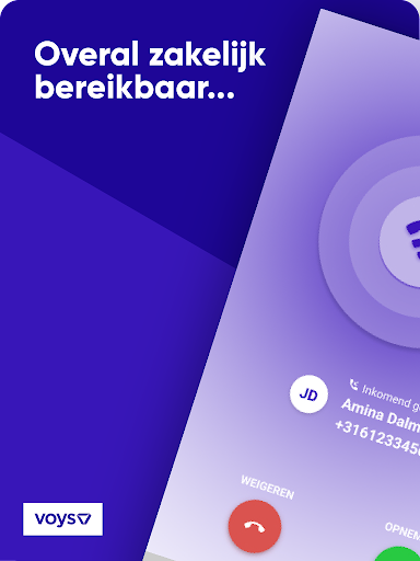 Android application Voys screenshort