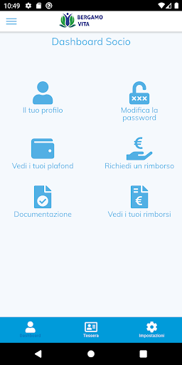 Android application Bergamo Vita screenshort