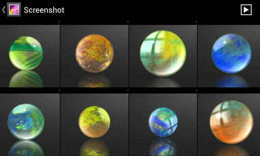 Marbles Live Wallpaper Screen 2