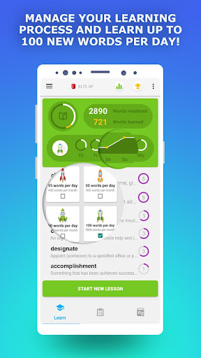 Android application IELTS Vocabulary Prep App screenshort