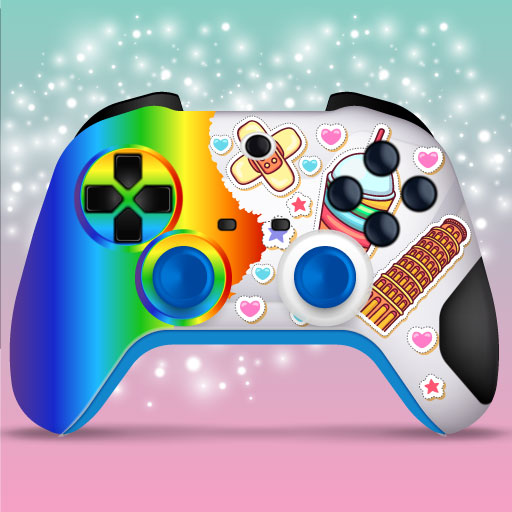 diy joystick art design games logo