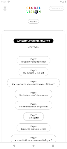Android application SUCCESSFUL CUSTOMER RELATIONS screenshort