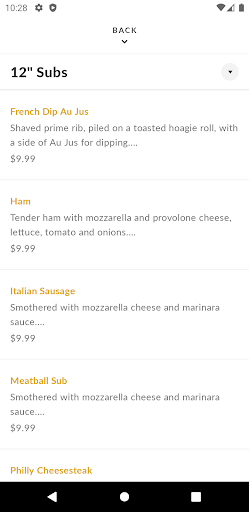 Glendas Pizza Screen 3