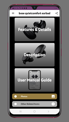 Bose QuietComfort earbud guide